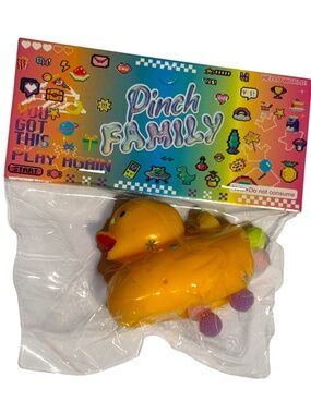 Pinch Family Taba Squishy Rubber Duck Toy - NIP